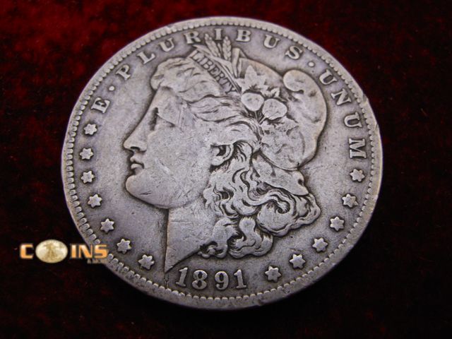 Lot 36-488282 - 1891-O Morgan Silver Dollar.