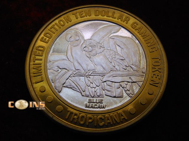 Lot 36-487754 - .999 Fine Silver Tropicana Casino Round.