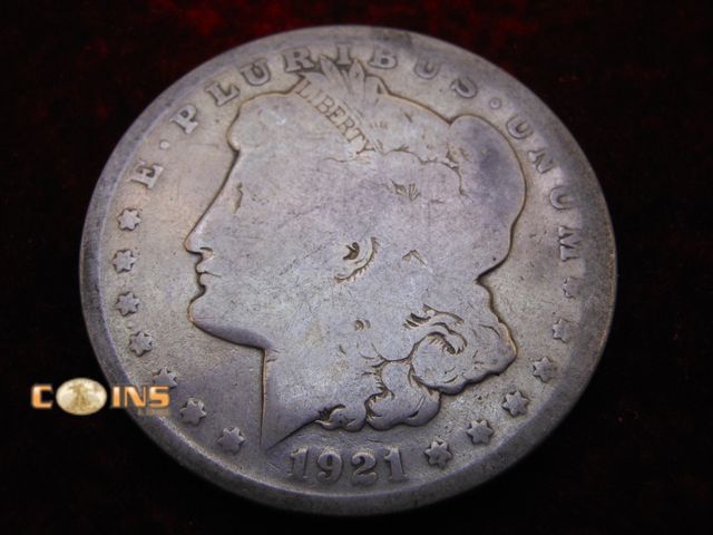 Lot 36-486352 - 1921 Morgan Silver Dollar.