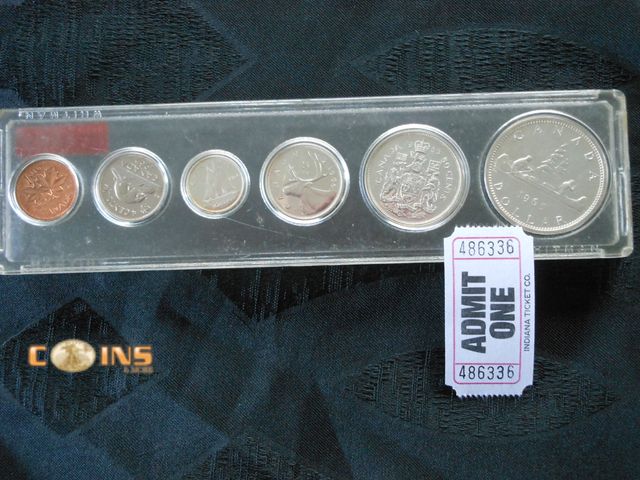 Lot 36-486336 - 1965 Silver Canadian Proof Like Set.
