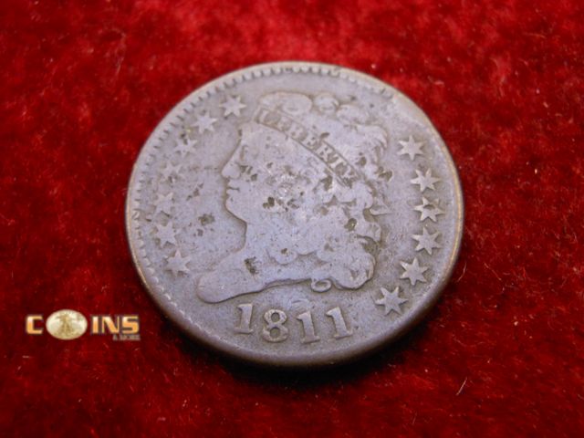 Lot 36-086747 - KEY DATE 1811 US Half Cent.  Full LIBERTY.