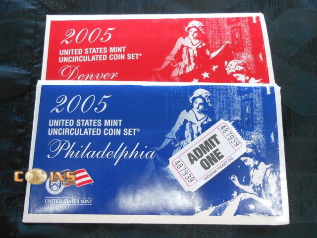 Lot 36-487939 - 2005 US Mint Set.