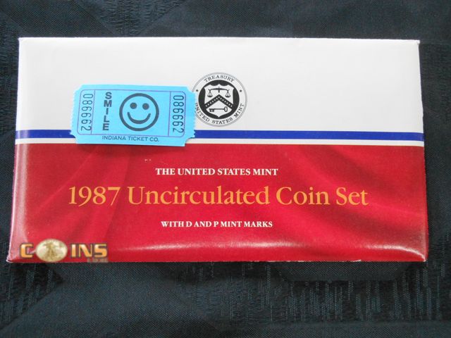 Lot 36-086662 - 1987 US Mint Set.