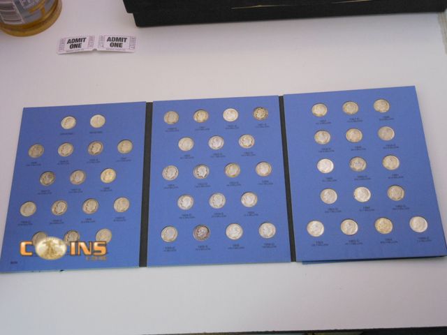 Lot 36-486317 - COMPLETE 1946-1964 Silver Roosevelt Dime Collection.  See All Pictures.