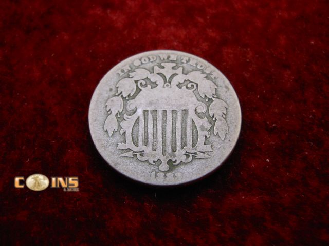 Lot 36-486677 - 1882 US Shield Nickel.