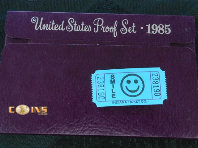 Lot 36-238190 - 1985 US Mint Proof Set.