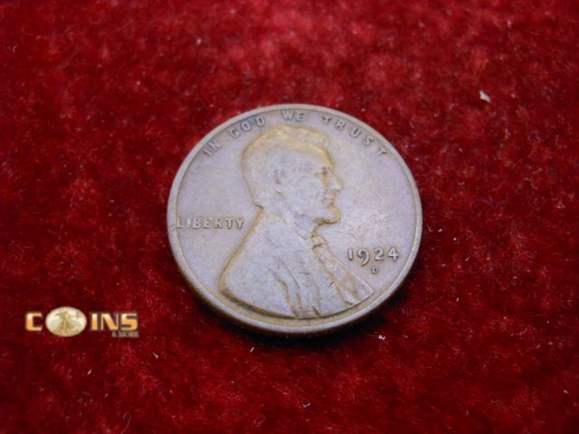 Lot 36-486544 - Semi-Key 1924-D Lincoln Wheat Cent.