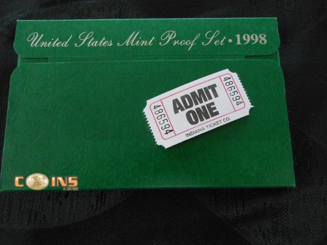 Lot 36-486594 - 1998 US Mint Proof Set.
