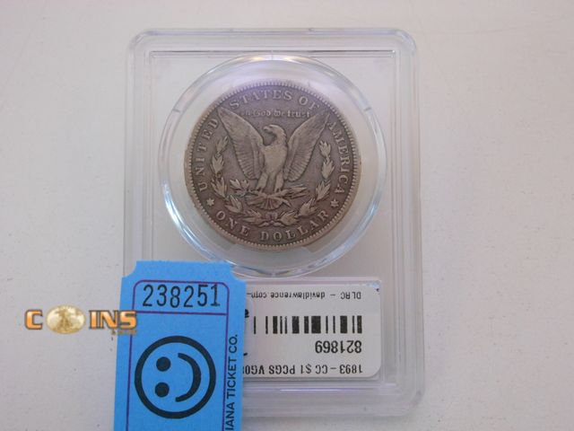 Lot 36-238252 - 1921-D Morgan Silver Dollar PCGS Graded MS62.