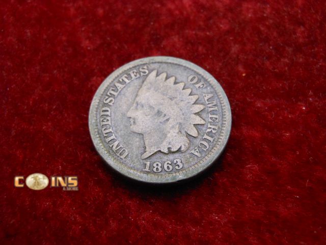 Lot 36-486692 - 1863 Copper/Nickel Indian Head Cent.