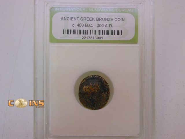 Lot 36-238285 - ANCIENT GREEK BRONZE COIN с. 400 B.C. - 300 A.D.