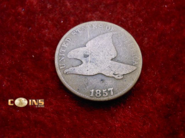 Lot 36-086734 - 1857 US Flying Eagle Cent.