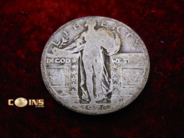 Lot 36-489211 - 1926-D Silver Standing Liberty Quarter.