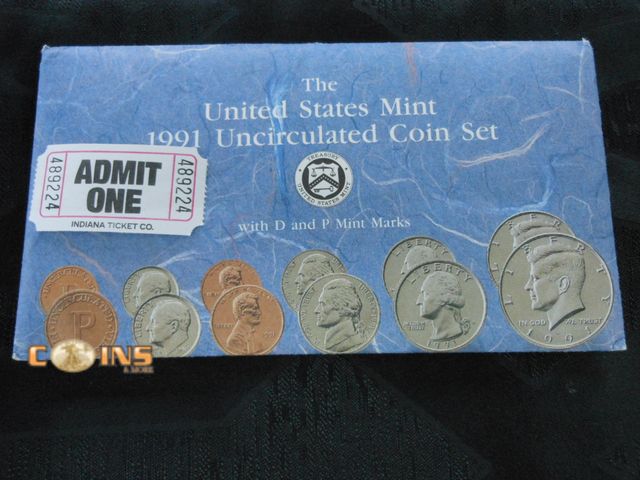 Lot 36-489224 - 1991 US Mint Set.