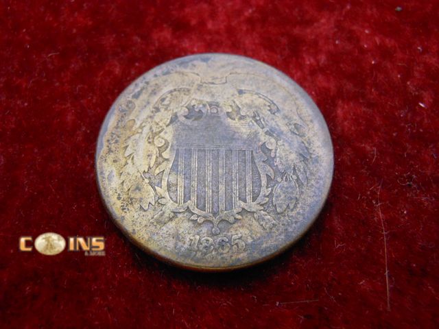 Lot 36-489112 - 1865 US Two Cent Piece.