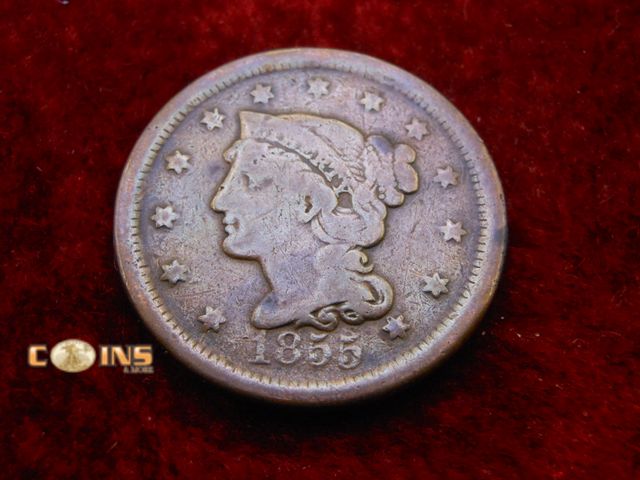 Lot 36-086736 - 1855 US Large Cent.