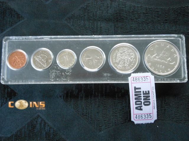 Lot 36-486335 - 1966 Silver Canadian Proof Like Set.