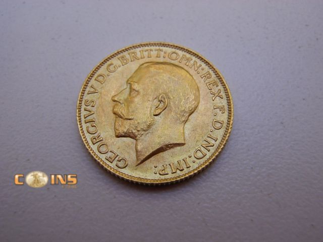Lot 36-486245 - AU/BU 1925 Great Britain, Sovereign, 0.2354 oz Pure Gold, Brilliant Uncirculated.