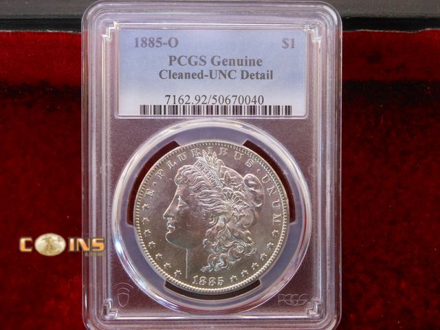Lot 36-487763 - 1885-O Morgan Silver Dollar PCGS Graded UNC.