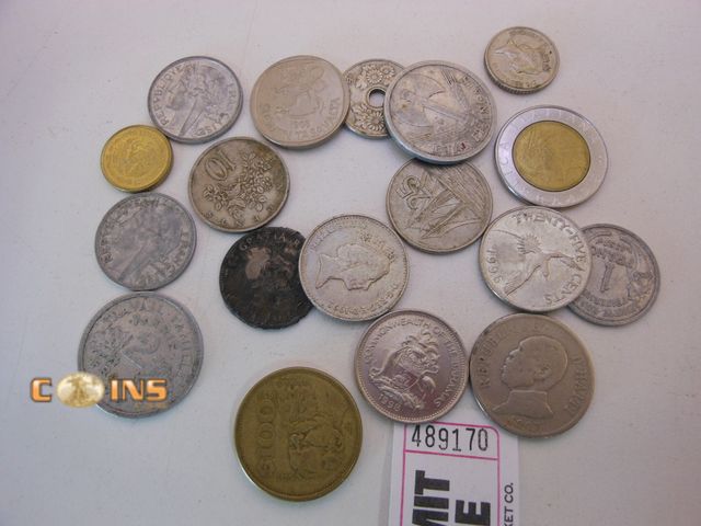Lot 36-489170 - Lot of Assorted Foreign Coins.