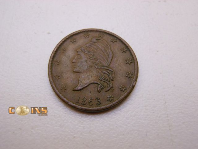 Lot 36-486700 - 1863 CIVIL WAR TOKEN - ARMY &amp; NAVY.