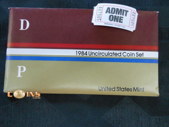 Lot 36-487945 - 1984 US Mint Set.