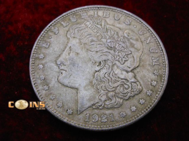 Lot 36-486375 - 1921 Morgan Silver Dollar.