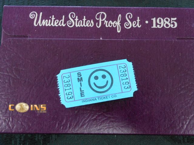 Lot 36-238193 - 1985 US Mint Proof Set.