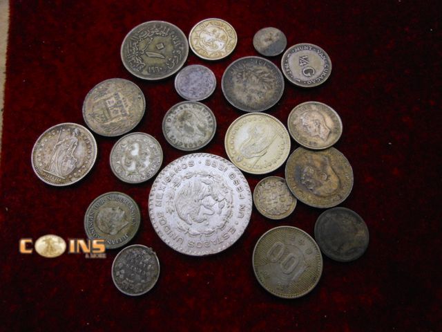 Lot 36-238212 - Foreign Silver Coin Lot With Over 77 Grams of Silver.  See All Pictures.