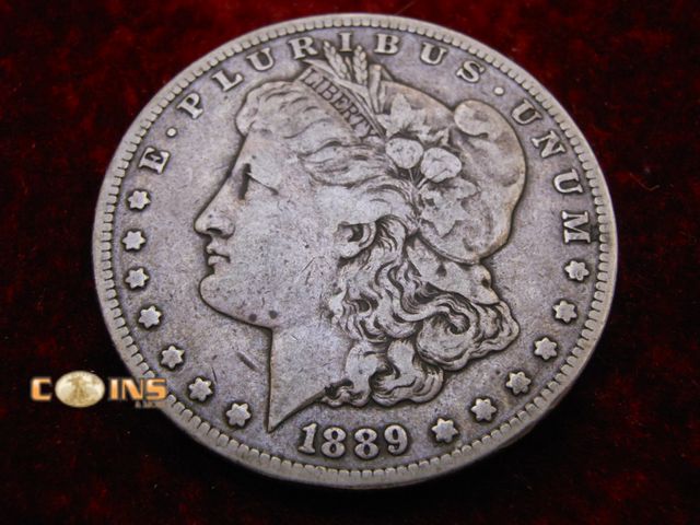 Lot 36-489124 - 1889-S Morgan Silver Dollar.