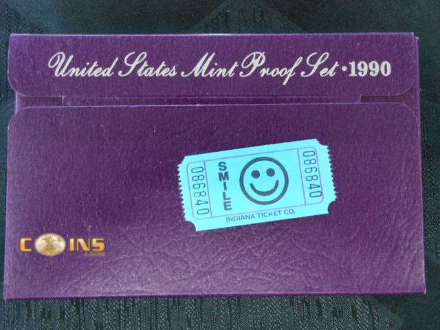 Lot 36-086840 - 1990 US Mint Proof Set.