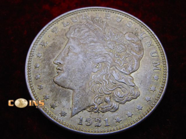 Lot 36-086653 - 1921 Morgan Silver Dollar.