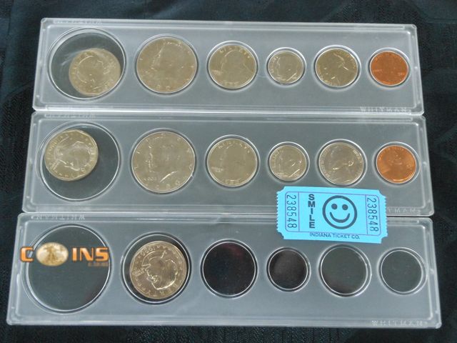 Lot 36-238548 - 1980 US Mint Set in Hard Plastic Holder.