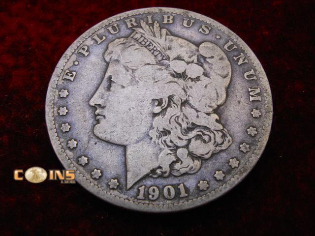 Lot 36-486353 - 1901-S Morgan Silver Dollar.