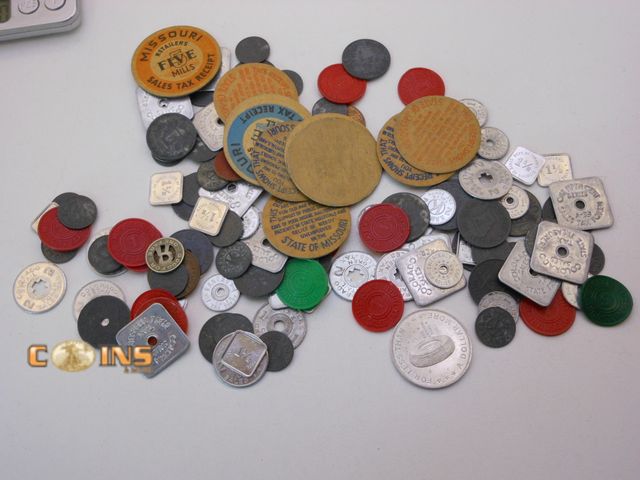 Lot 36-487873 - Large Lot of Assorted Tax Tokens.