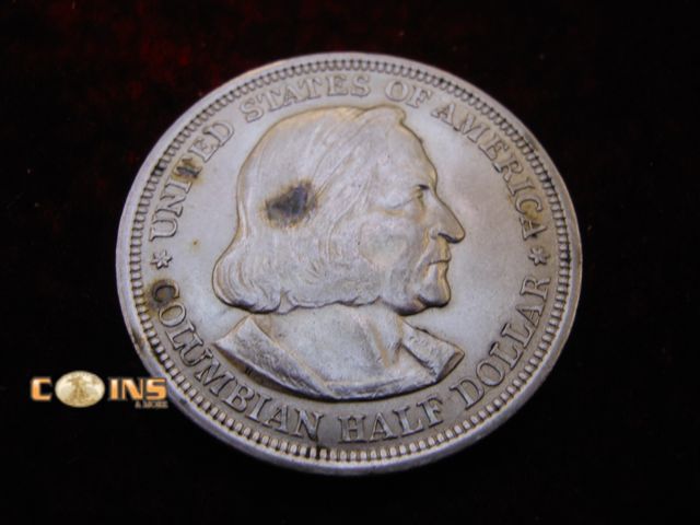 Lot 36-087127 - Better Date and Condition 1892 Silver Columbian Exposition Commemorative Half Dollar.