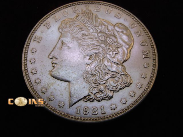Lot 36-486360 - 1921-D Morgan Silver Dollar.  Full Breast Feathers.