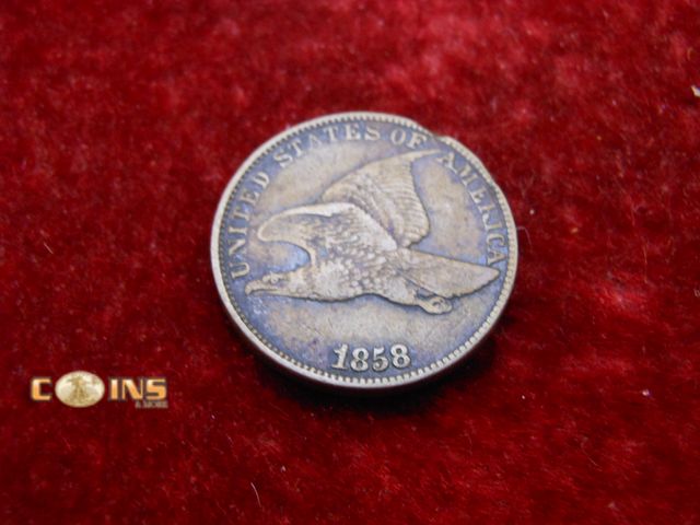 Lot 36-486537 - Better Condition 1858 US Flying Eagle Cent.
