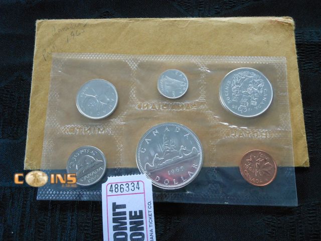 Lot 36-486334 - 1965 Silver Canadian Proof Like Set.