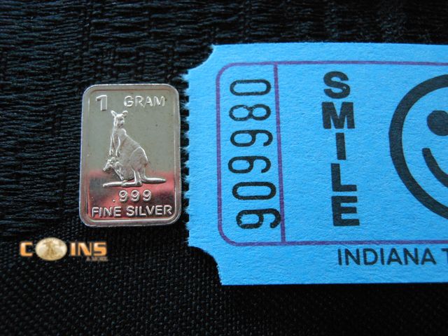 Lot 36-086606 - .999 Fine Silver One Gram Bar.