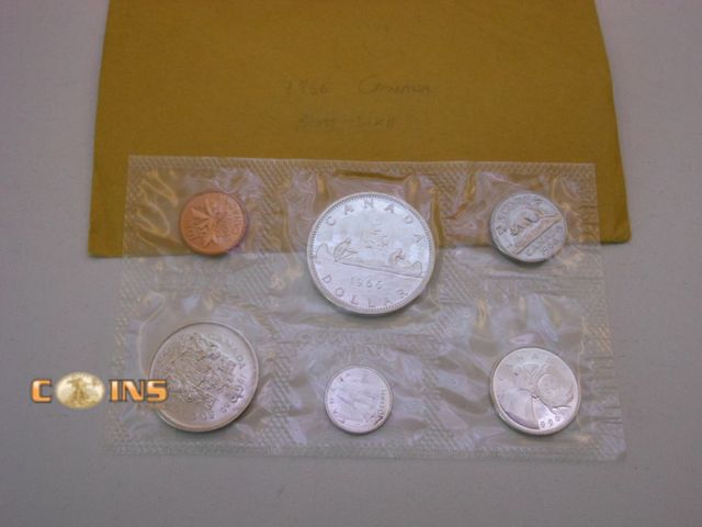 Lot 36-487936 - 1966 Silver Canadian Proof Like Set.