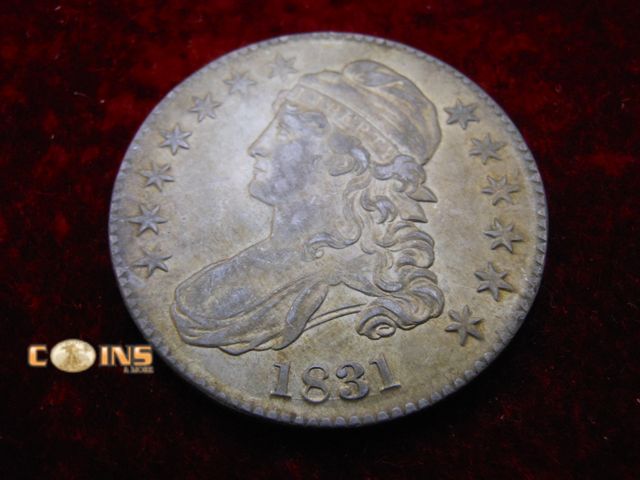 Lot 36-487746 - Better Condition 1831 Silver Bust Half Dollar.