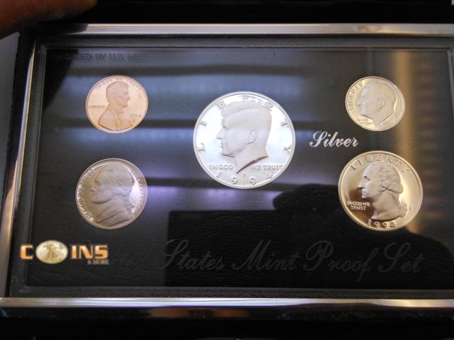 Lot 36-487787 - 1994 Silver US Mint Premier Proof Set.
