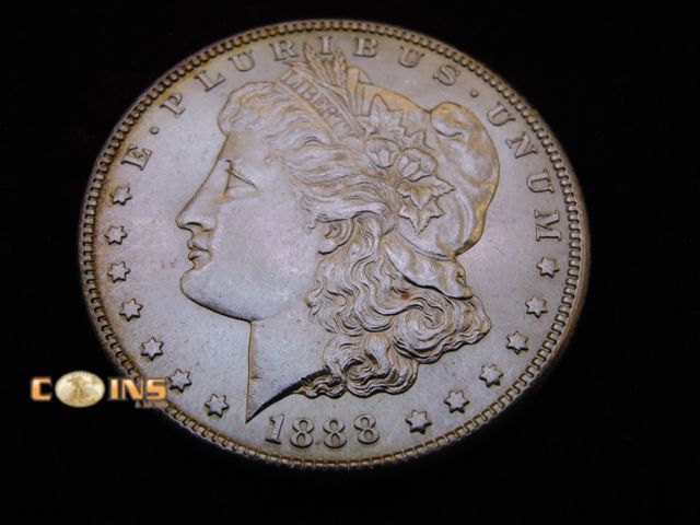 Lot 36-087098 - RARE UNC/BU 1888-S Morgan Silver Dollar.  MUST SEE.