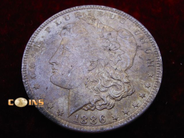 Lot 36-487287 - 1886 Morgan Silver Dollar.