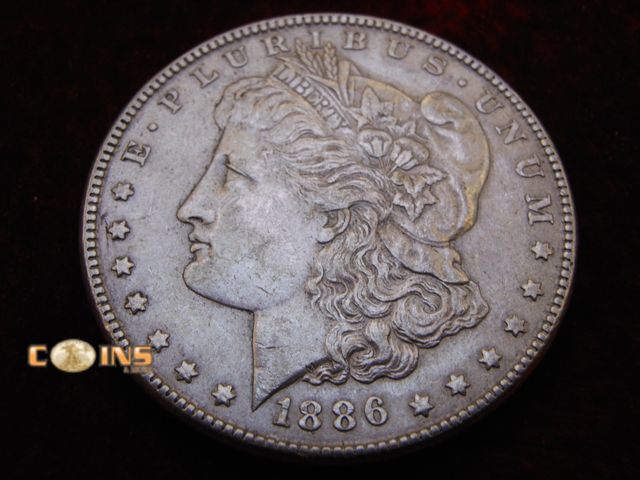 Lot 36-486378 - 1886 Morgan Silver Dollar.