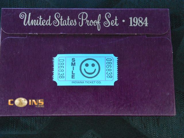 Lot 36-086838 - 1984 US Mint Proof Set.