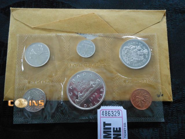 Lot 36-486329 - 1966 Silver Canadian Proof Like Set.