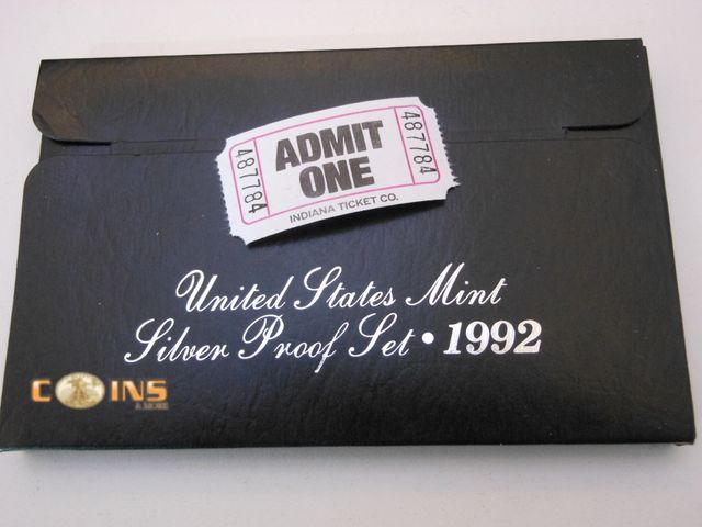Lot 36-487784 - 1992 Silver US Mint Proof Set.