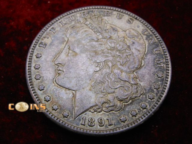 Lot 36-486218 - 1891-S Morgan Silver Dollar.